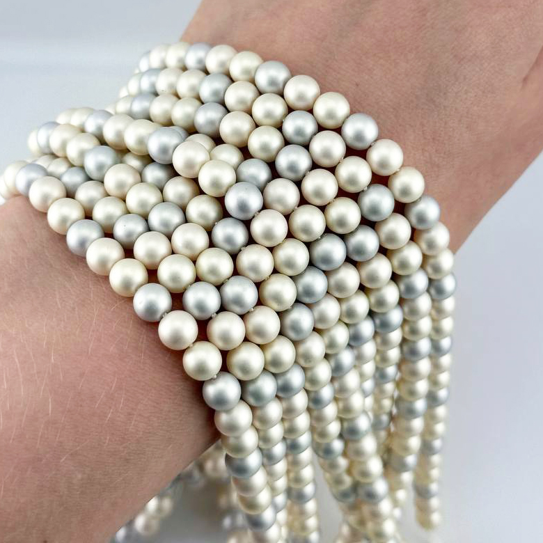 Бусины Майорка размер 6мм 8мм 10мм